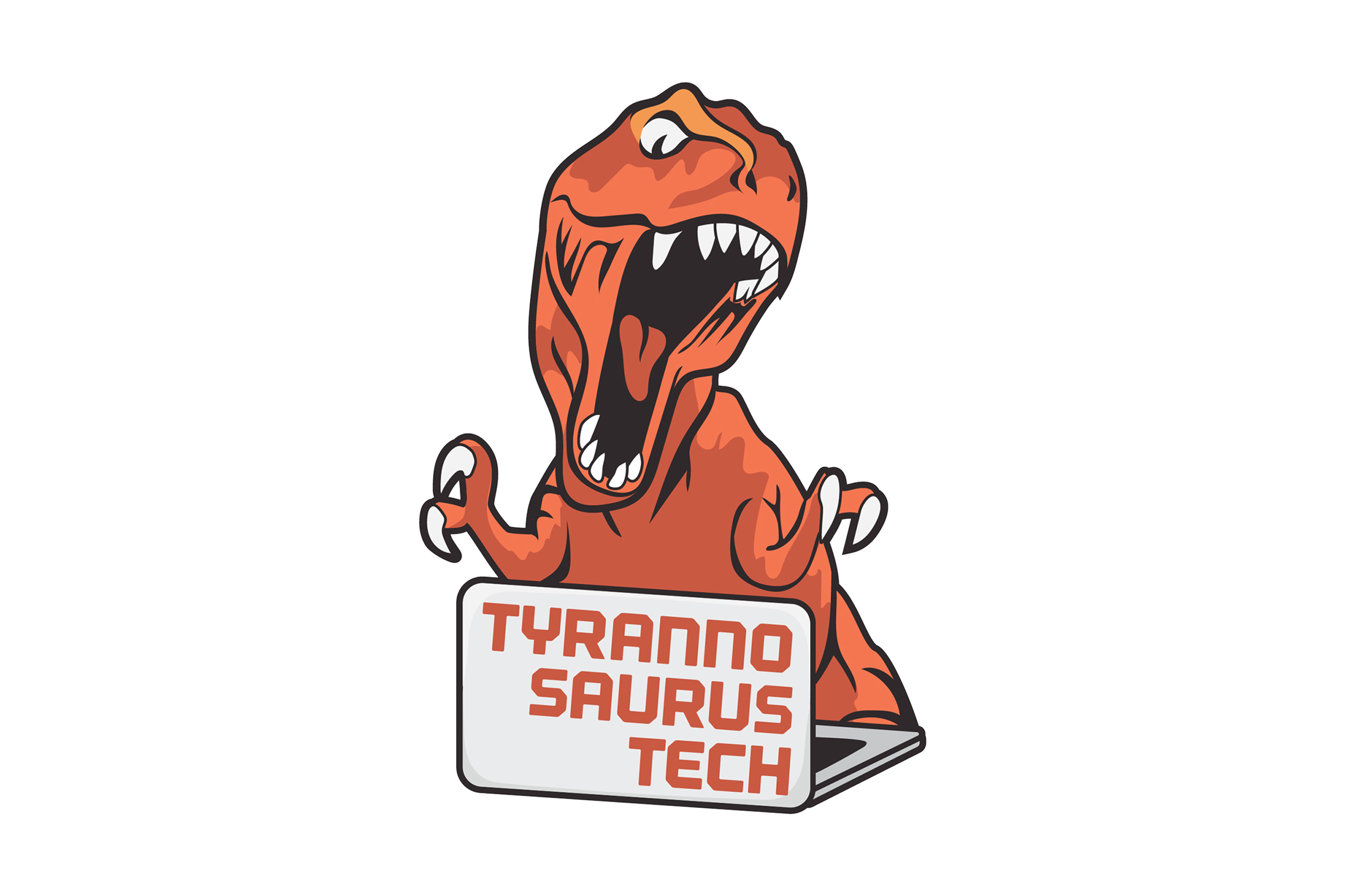 T Rex Tech Case Study Logo Before